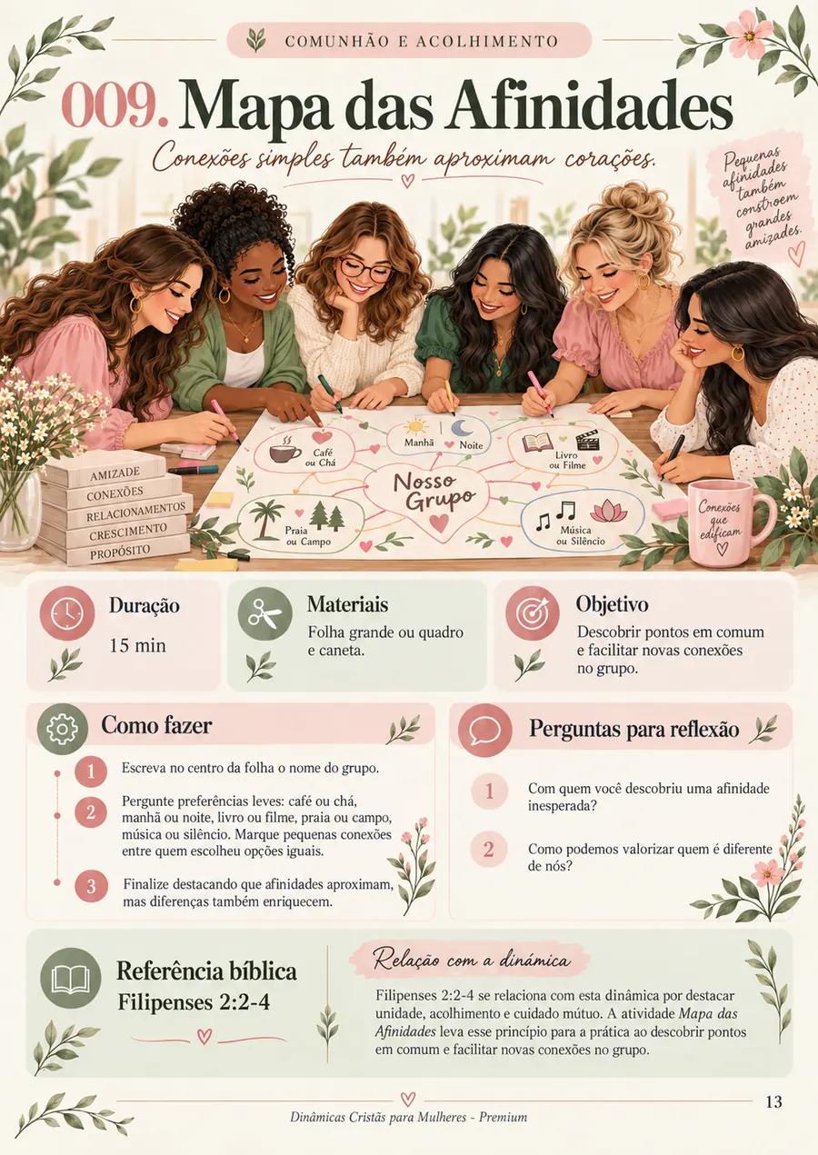 Página de dinâmica 9 do material